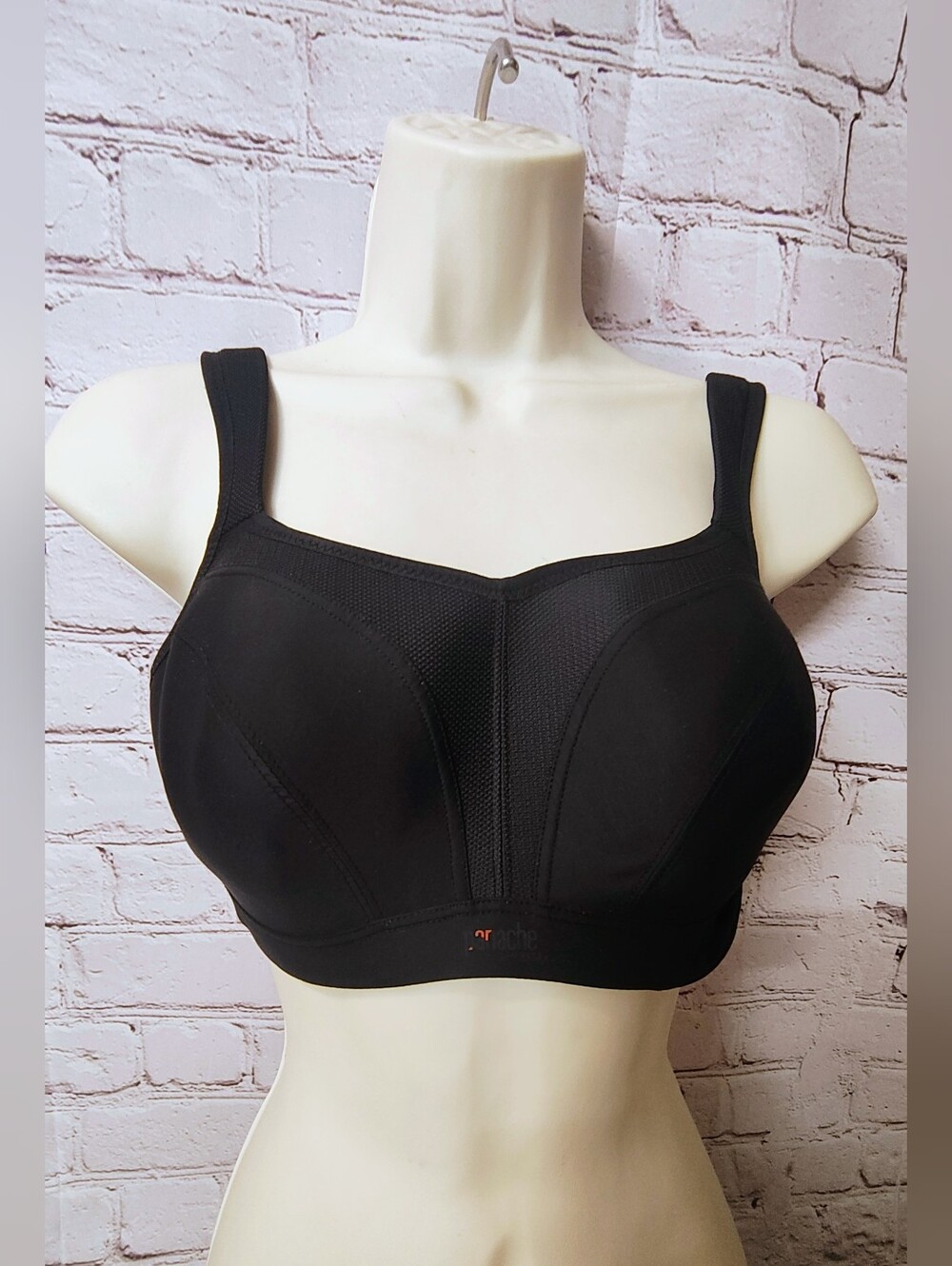 Panache Power High Impact Black Sports Bra Underwire 30F